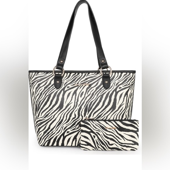 American Bling Shoulder Bags for Women Top-Handle Purse and Handbag 2 PC…